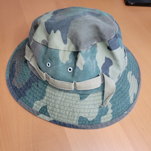 US Military Hat Sun Hot Weather Type 2 Jungle Camo Size M eBay
