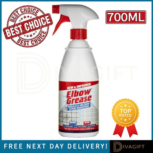 700ML ELBOW GREASE BLACK MOULD & MILDEW STAIN REMOVER SPRAY CLEANER FOR