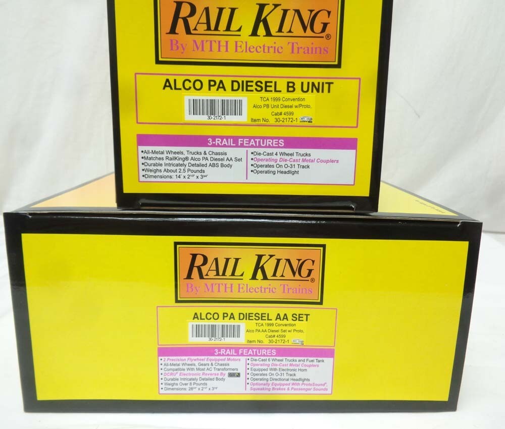 MTH RailKing 30-2172-1 ALCO PA AA Proto-Sound TCA 1999