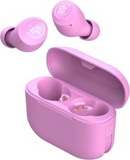 JLab Go Air Pop True Wireless Bluetooth Earbuds  Charging Case, Pink, Dual