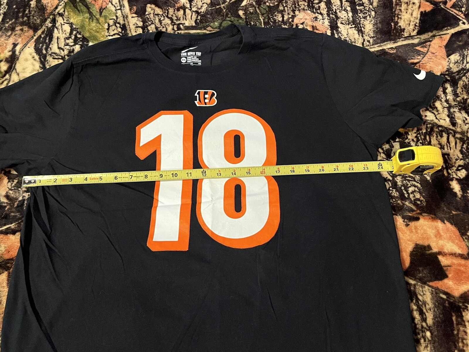 NIKE Cincinnati Bengals A.J. Green Jersey TShirt No. 18 Black XXL 2XL