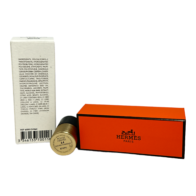 Rouge Hermes Satin Lipstick (Rouge Casaque 64 Satine) 3.5g/0.12oz