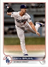 2022 Topps Series 2 #658 Justin Bruihl - Los Angeles Dodgers RC BASE ROOKIE CARD