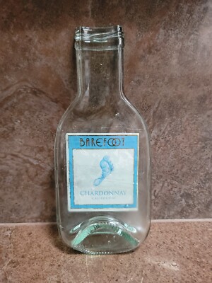 MELTED WINE BOTTLE BAREFOOT CHARDONAY SPOON REST SOAP DISH CHEESE BOARD DECOR