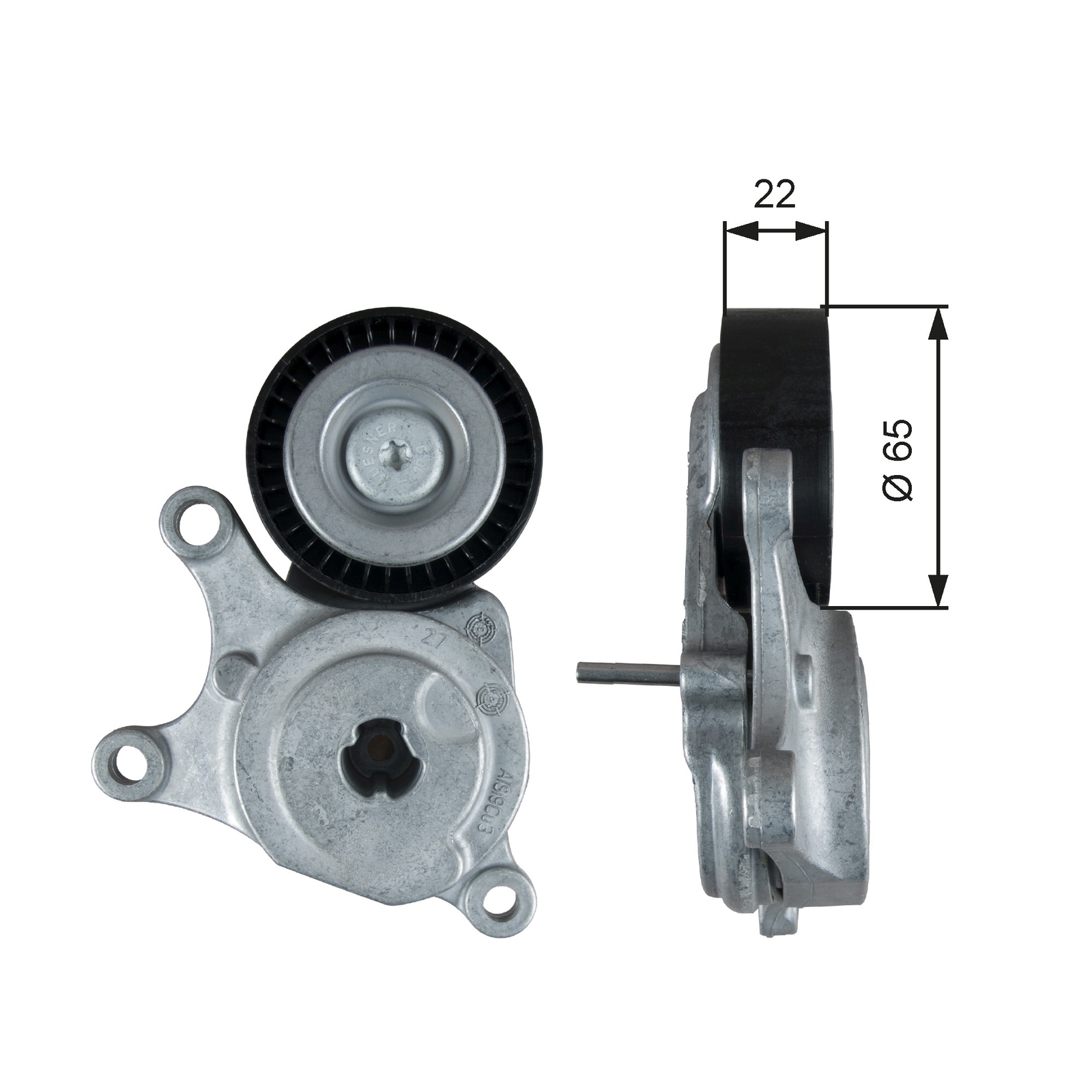 Gates DriveAlign V-Ribbed Belt Tensioner - T39372 - Fits Mercedes - OE Quality - Image 15