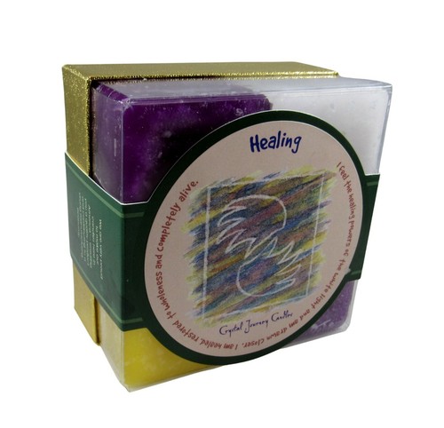 Crystal Journey Herbal Magic Reiki Charged Intention Candle Gift Set 4 Candles - Picture 6 of 25