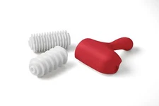 Talisman Designs Interchangeable Pastry Dough Cutter Set, Set of 2, Red