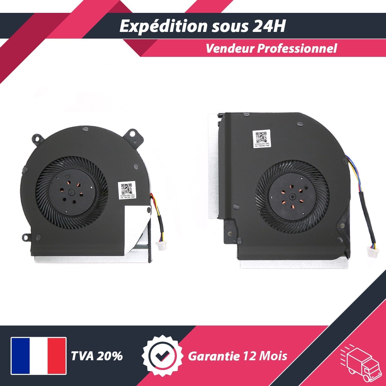 Ventilateur ASUS ROG Strix Scar II GL504GW pour réparer le bruit et la surchauffe PC - 2