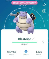  Shiny Blastoise - P T C - 80k stardust - Description