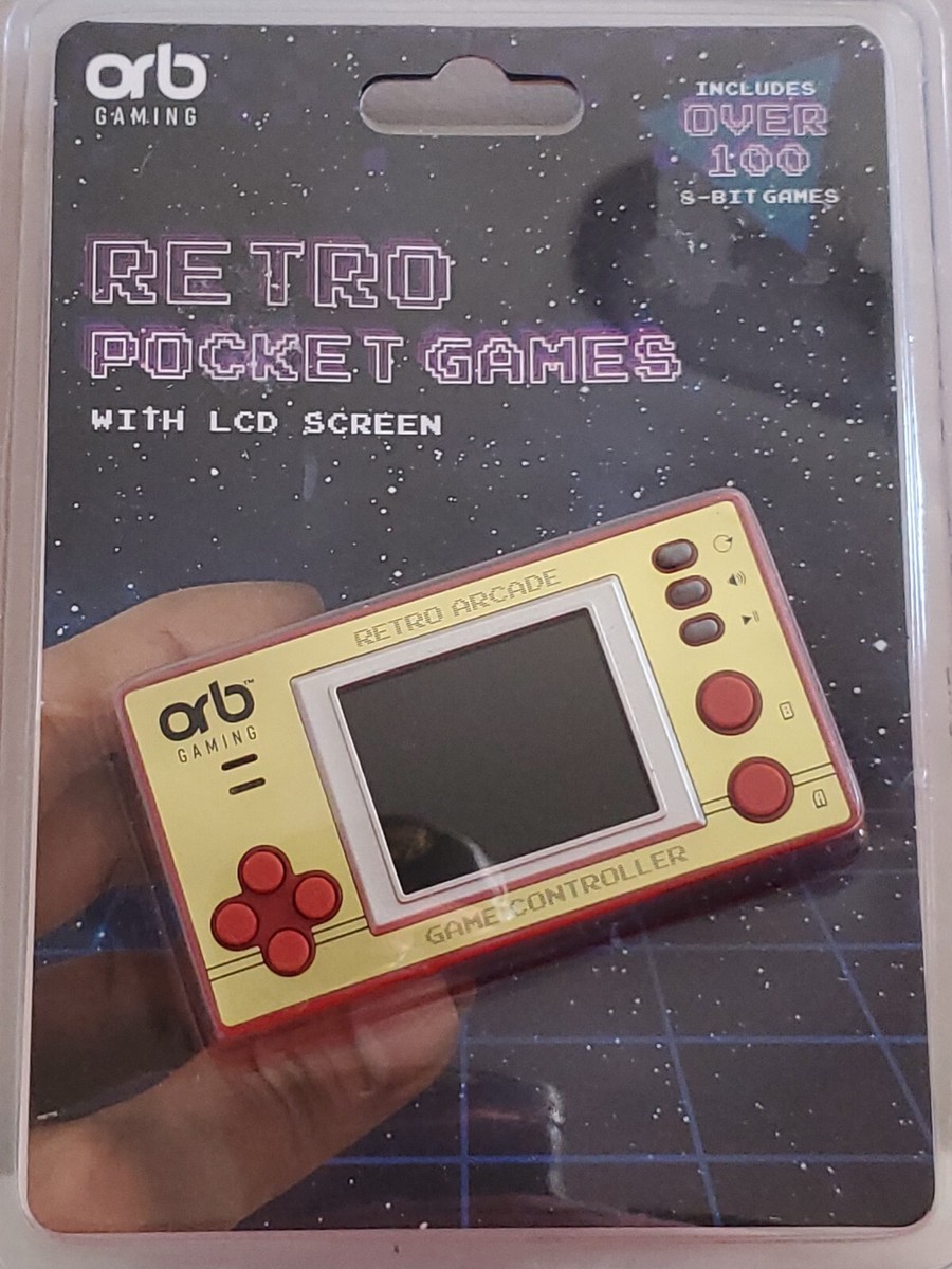 ORB Gaming Retro Pocket Game Écran LCD Plus de 100 S-Bit Jeux