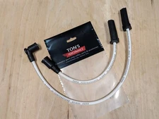 Ton's Performance 8mm White Spark plug wires for 2008+ Victory motorcycles