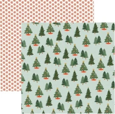 Holly Jolly #5, DS Christmas scrapbook paper, Crate Paper #315986