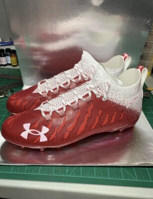 UA UNDER ARMOUR SPOTLIGHT LUX MC THREADLOCK FOOTBALL CLEATS, MENS 13