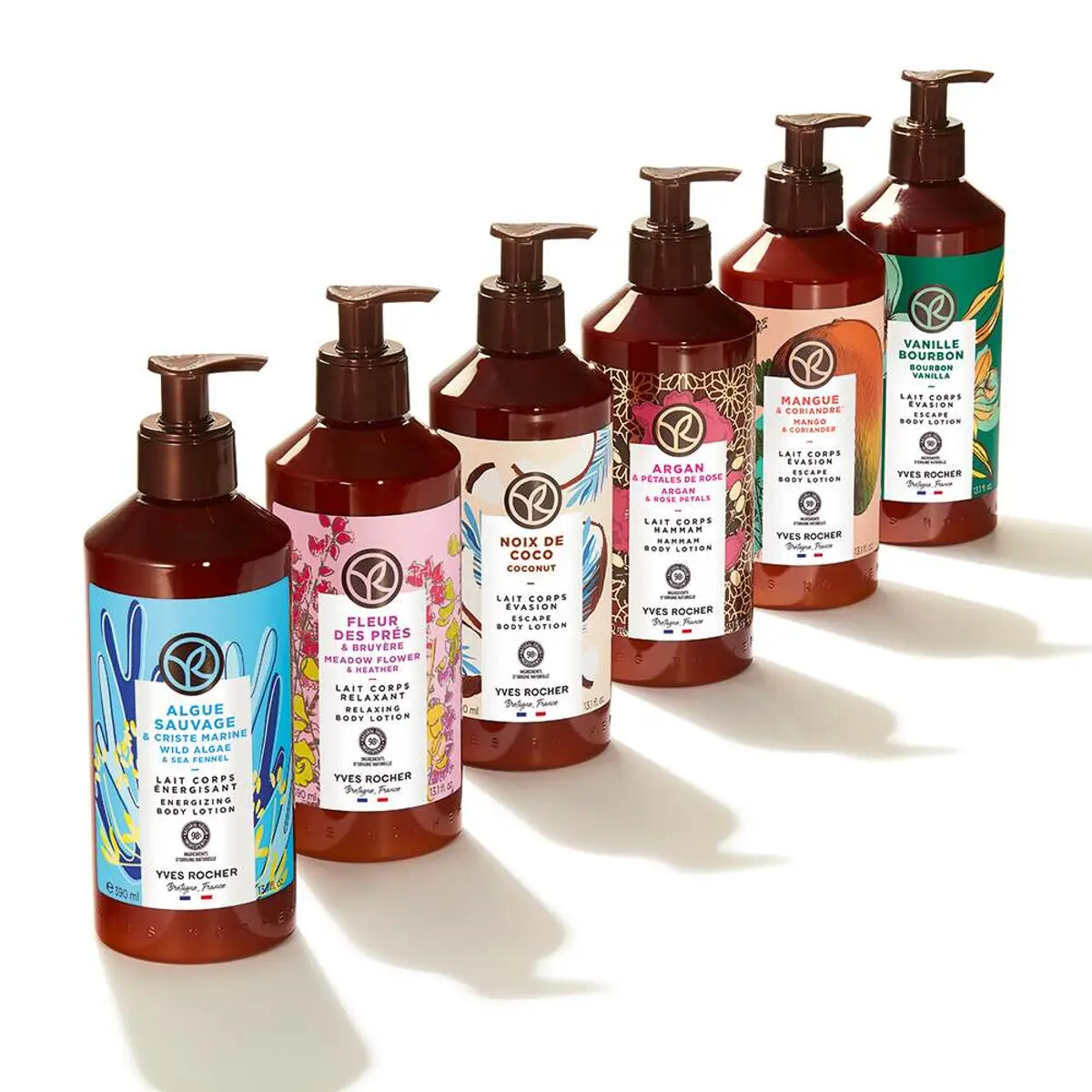 Loción corporal sensual Yves Rocher - Elige tu aroma favorito - 13,1 onzas fluidas