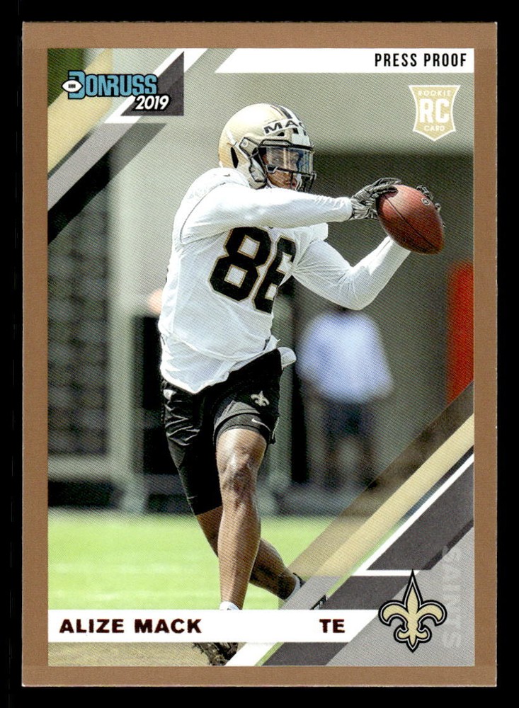Alize Mack 2019 Donruss Optic #139 Bronze  New Orleans Saints