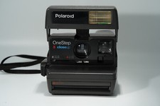  Working: See Video Polaroid One Step Close Up 600 Instant Film Camera w/ Strap