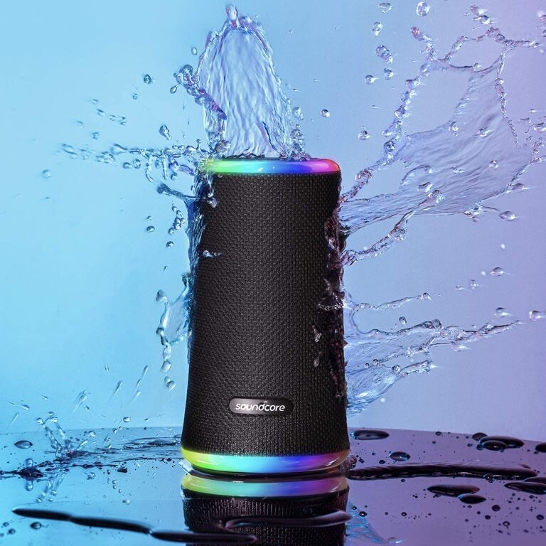 Best Anker A3165Z11 Waterproof Bluetooth Speaker - Black  -image