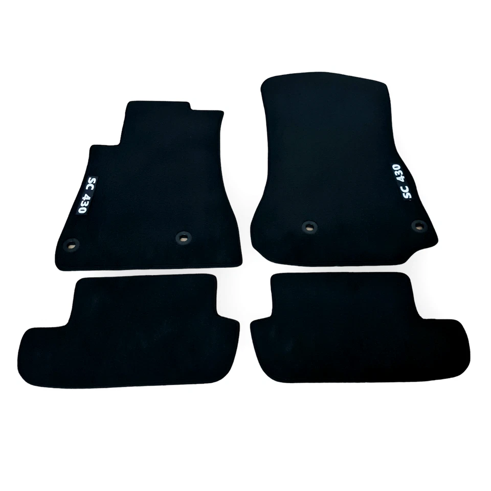 Alfombrillas coche terciopelo para Lexus SC 430 impermeables negras alfombras revestimientos automáticos Foto 4 de 4