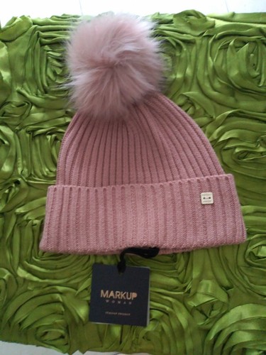 cappello rosa con pon pon Mark up nuovo con etichetta | eBay