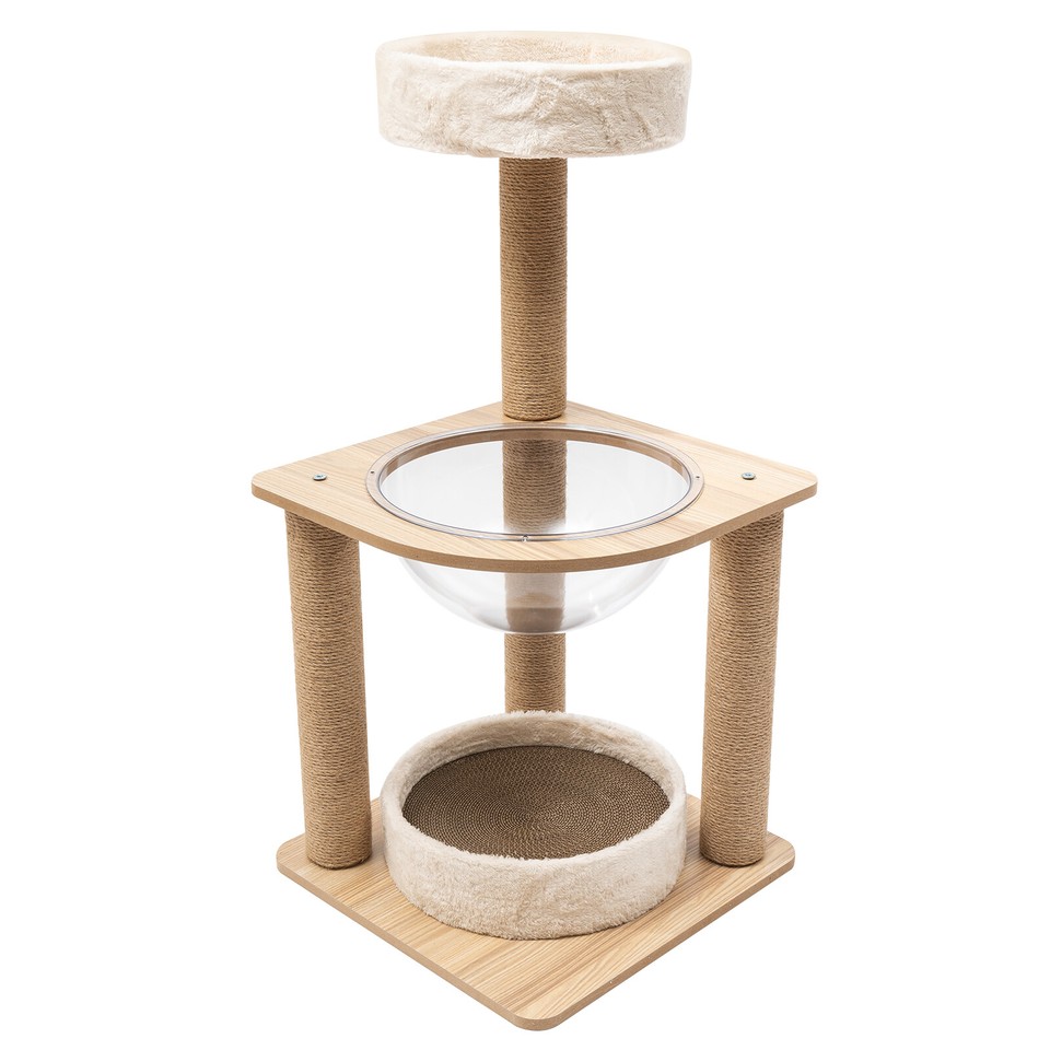 3Tier Indoor Cat Tree Tower Pet Activity Center Playing House