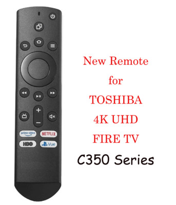 Replace Remote for TOSHIBA 4K UHD SMART FIRE TV C350 Series 43/50