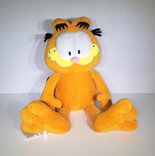 2024 Paws Inc. Nickelodeon Garfield Orange Cat Plush Stuffed Animal Toy 21" EUC