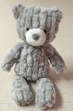 Mary Meyer 11" Grey Bear Plush Toy Soft Lovey 7147