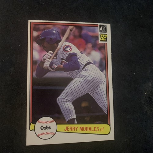 1982 Donruss Jerry Morales Chicago Cubs #309
