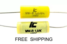 (1x) 1uF - 100VDC - Axial Lead Metallized Polyester Film - Illinois Capacitor