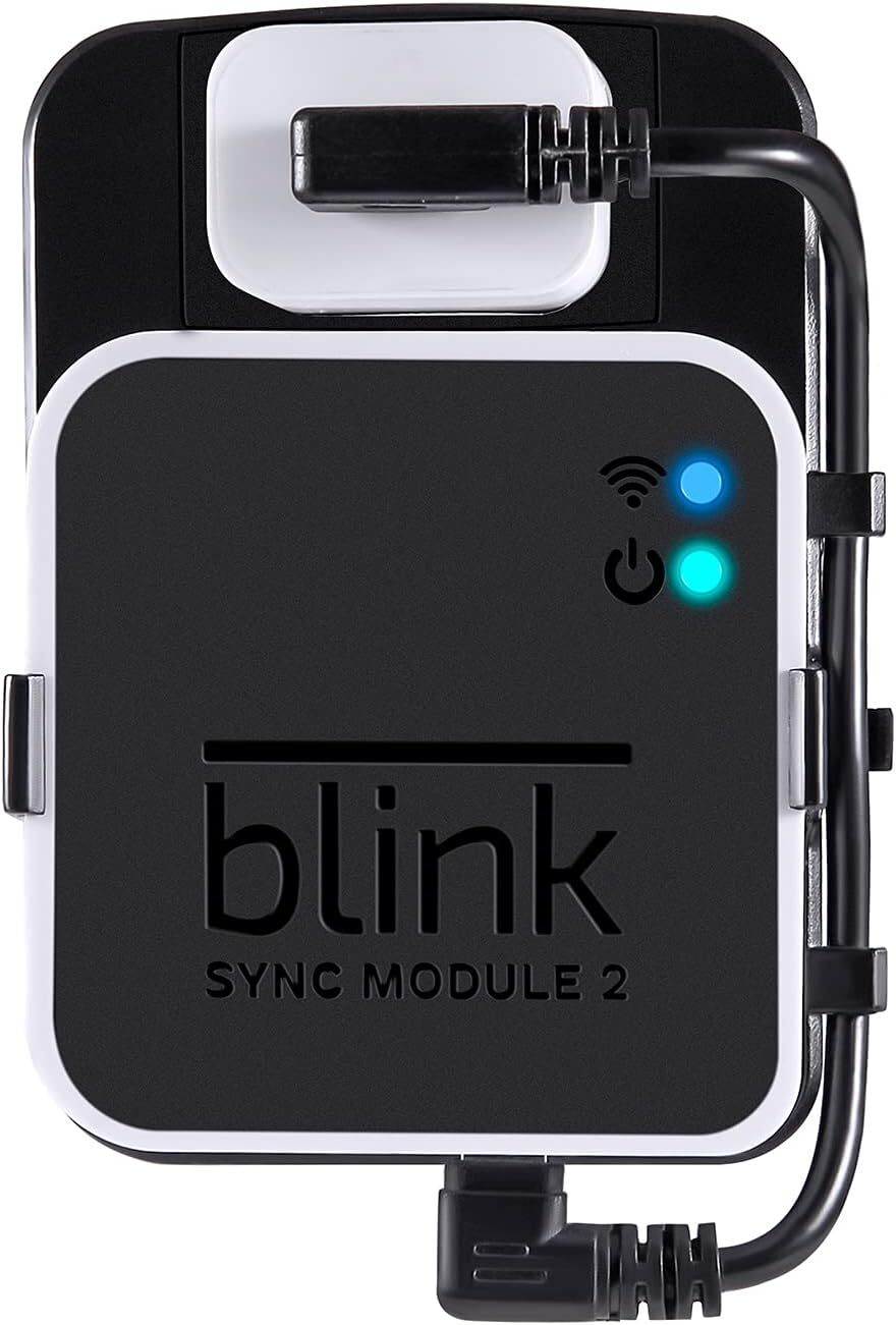 Outlet Wall Mount for Blink Sync Module 2- Bracket Holder Black-image