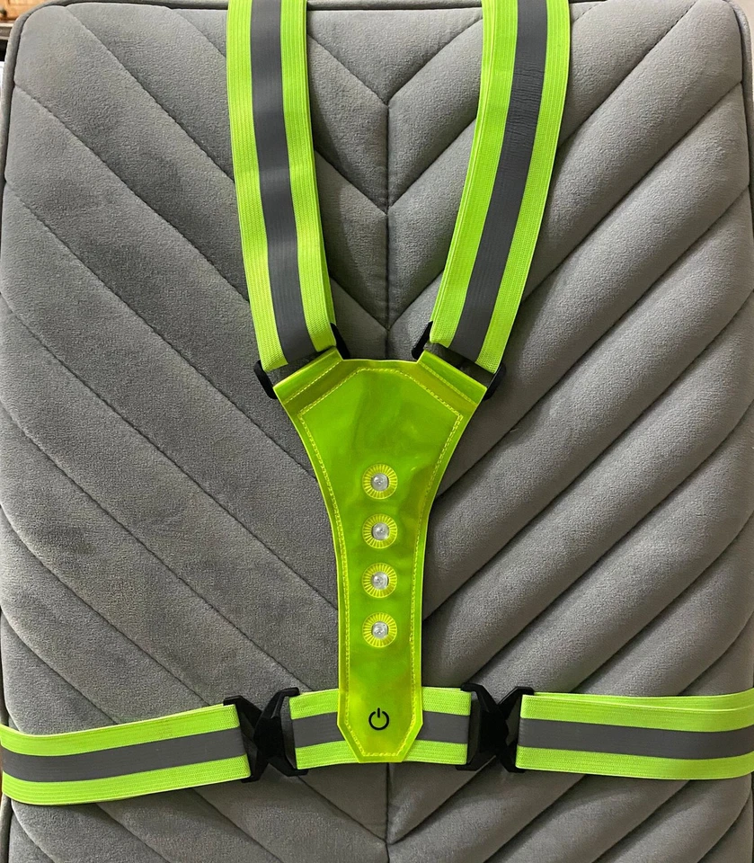 safety kit acrylic delivery driver car sign vynil adhesive decal runner led vest - Image 3 of 4