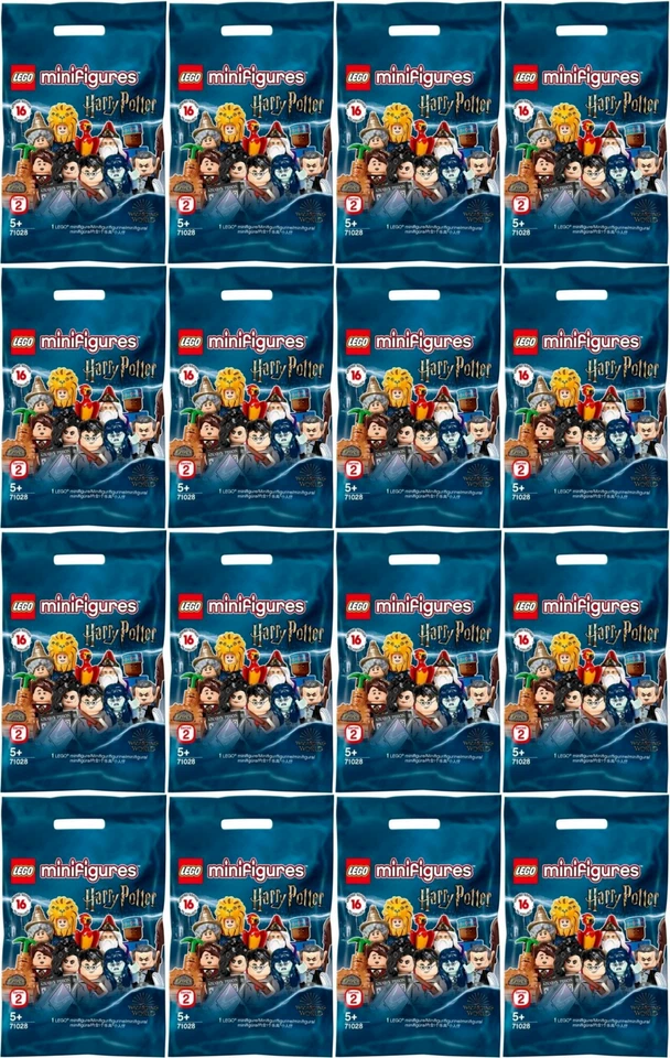 Complete Set of (16) Lego Harry Potter Series 2 Minifigures 71028 New Sealed - Image 2 of 4