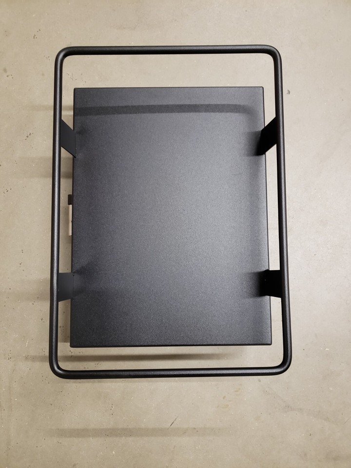 Ice Cooler Rack With Utility Box, Black Anodized, Off-Road Cooler Rack ...