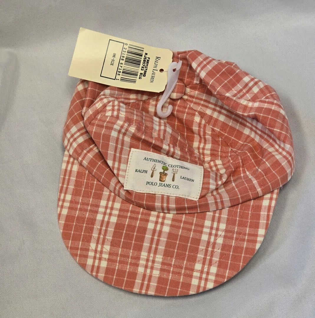 Vintage 90s Baby Infant Polo Ralph Lauren baseball cap Plaid Gardening 0-3-6-9
Opens in a new window