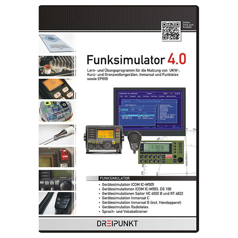 Funksimulator für SRC und LRC, 8 Geräte # Funksimulation UKW Kurzwelle Dreipunkt