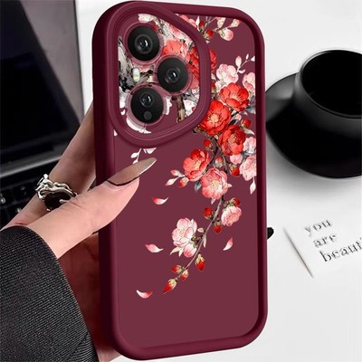 Für Honor 400 200 Pro X9c Smart X8c Magic 7 Lite Stoßdichte Blumen Schutz Hülle