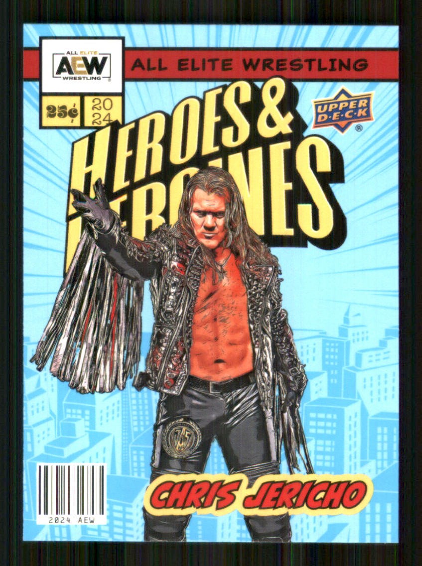 2024 Upper Deck AEW Heroes & Heroines #AHH-5 Chris Jericho 11925