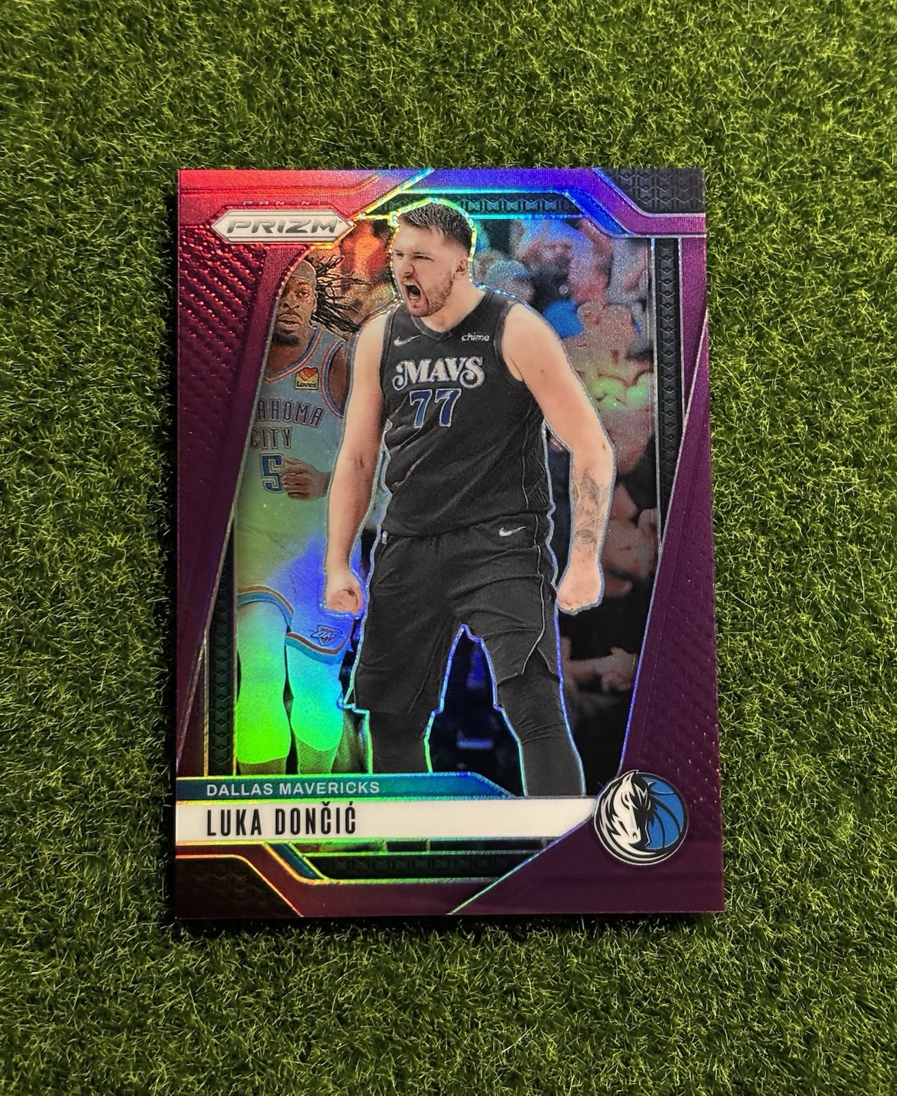 2024-25 Panini Prizm Luka Doncic #89 Purple Prizm #’d /99 Mavericks Lakers