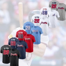 HOT SALE - Matt Olson #28 Atlanta Braves Team 2026 Player Name And Number Gifts