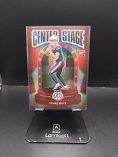 2024 Panini Mosaic - Center Stage Drake Maye #11 Silver Prizm (RC)