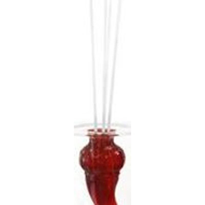 Diffusore di Fragranza Corno Rosso Portafortuna BRANDANI Vetro Bastoncini 60 ml, fotografia 7 di 9