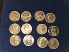 Lot 12 1943-P Silver Quarters See Pics various conditions NICE COINS