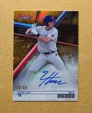 Nico Hoerner Autograph 2018 Bowman's Best Gold Refractor AUTO RC # 28/50