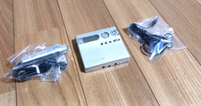 Sony MZ-N910 Net MD Walkman Portable MiniDisc Player Recorder Silver Tested