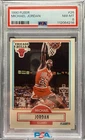 1990 FLEER MICHAEL JORDAN #26 CHICAGO BULLS PSA 8