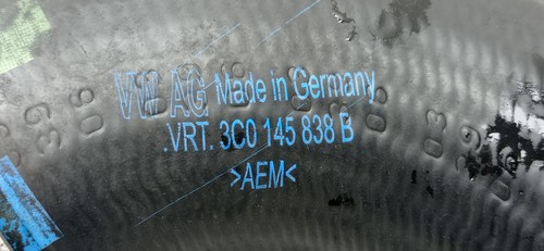 3C0145838B TURBOLADER-DRUCKROHR / 3C0145838B / 3C0145838B / 122077 FÜR VOLKSWAGE