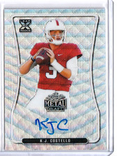 2021 Leaf Metal Draft - Silver Wave /50 - KJ Costello - Auto