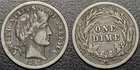 1897 O Barber Liberty Silver Dime 10c New Orleans Mint RARE Choice Original VF