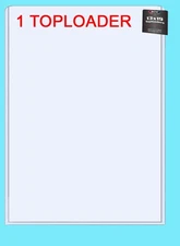 1 BCW 13x19 Toploader Memorabilia Art Poster Lithograph Photo Collectible