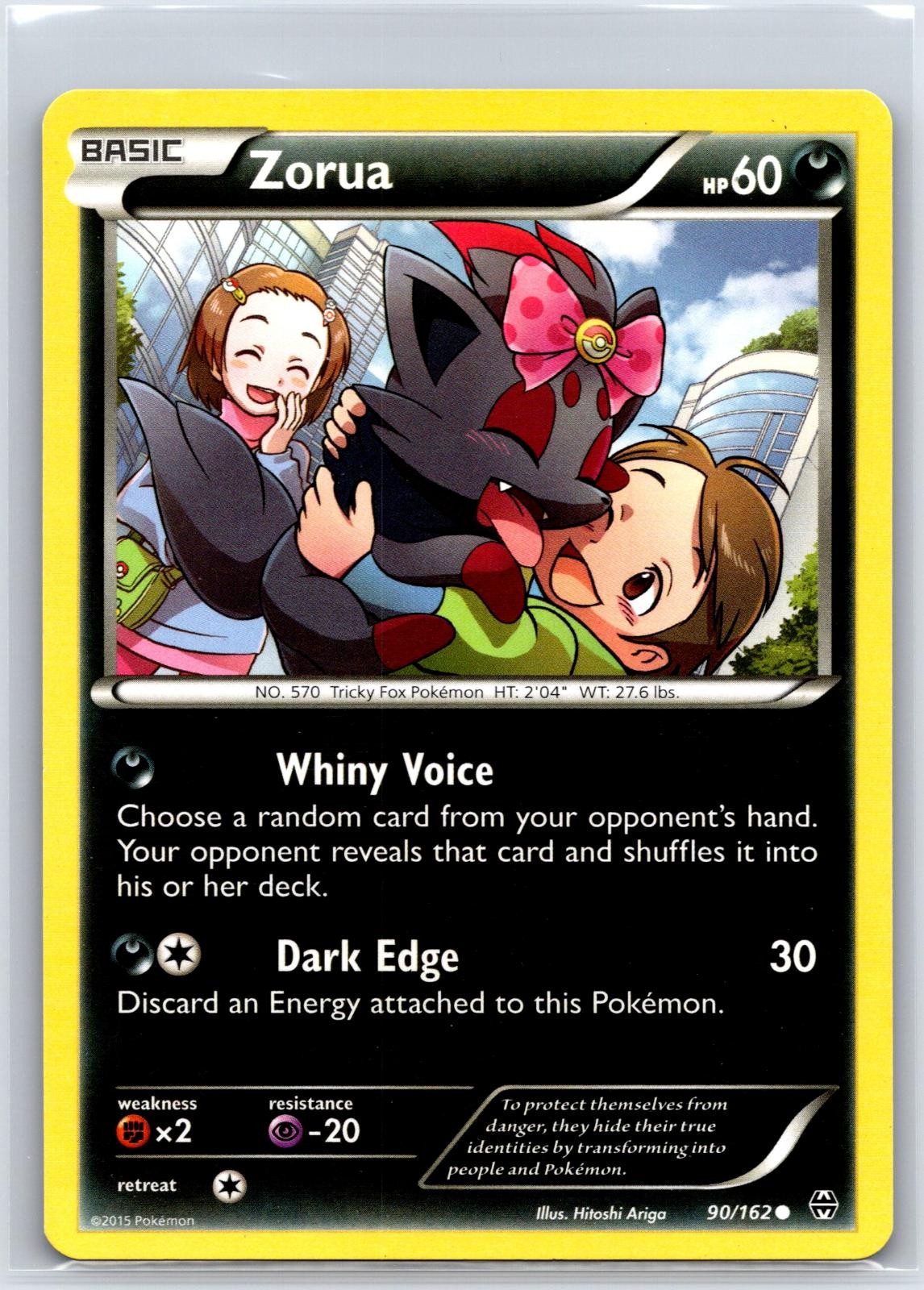 Zorua 90/162 Common BREAKthrough Pokemon NM/M 604-46